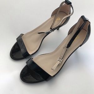 Zbeibei Open Toe Ankle Strap Heeled Sandals